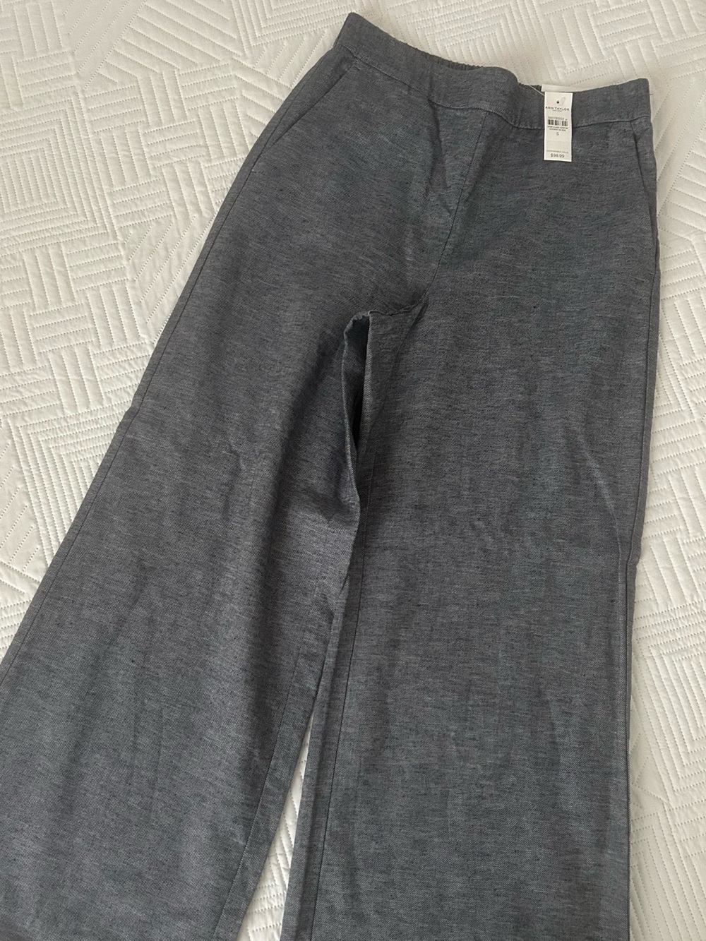 NWT Ann Taylor Pull-on Wide Leg Palazzo Knit Pants Size Small